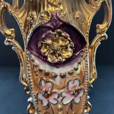 LOT 96: Made in Germany Collection: Oscar Schlegelmilch Porcelain Trinket Box, Carl Thielsch CT Dessert Dishes, Erphila Vases & More