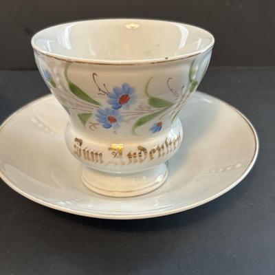 LOT 96: Made in Germany Collection: Oscar Schlegelmilch Porcelain Trinket Box, Carl Thielsch CT Dessert Dishes, Erphila Vases & More