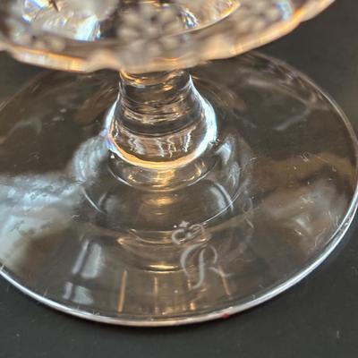 LOT 98: Vintage Rosenthal "Romance" Crystal Collection: Set of 12 Stemware (4.5")