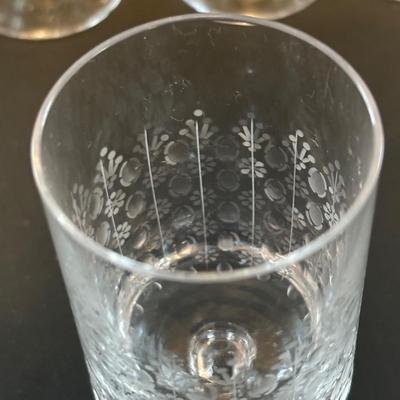 LOT 98: Vintage Rosenthal "Romance" Crystal Collection: Set of 12 Stemware (4.5")