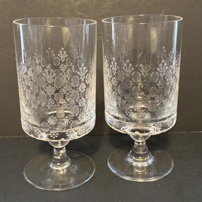 LOT 98: Vintage Rosenthal "Romance" Crystal Collection: Set of 12 Stemware (4.5")