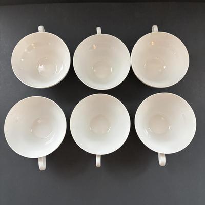 LOT Vintage Rosenthal "Romance" Collection: Teapot, 6 Cups & Saucers