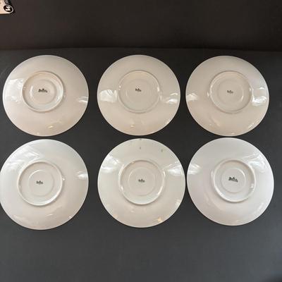 LOT Vintage Rosenthal "Romance" Collection: Teapot, 6 Cups & Saucers