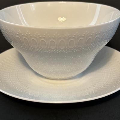 LOT 103: Vintage Rosenthal " Romance" Collection: Studio Line Cream & Sugar Set, Continental Cover Butter Dish & Gravy...