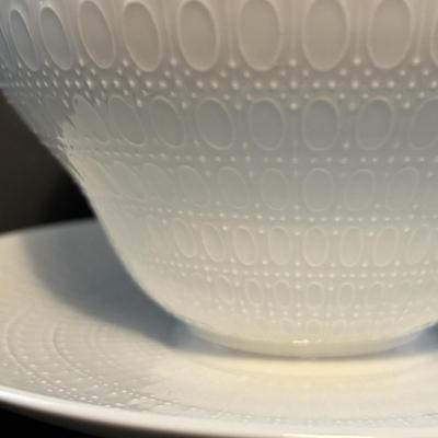 LOT 103: Vintage Rosenthal " Romance" Collection: Studio Line Cream & Sugar Set, Continental Cover Butter Dish & Gravy...