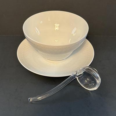 LOT 103: Vintage Rosenthal " Romance" Collection: Studio Line Cream & Sugar Set, Continental Cover Butter Dish & Gravy...
