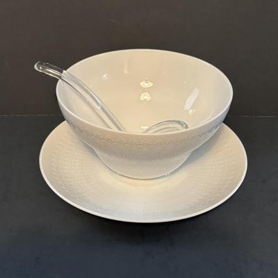 LOT 103: Vintage Rosenthal " Romance" Collection: Studio Line Cream & Sugar Set, Continental Cover Butter Dish & Gravy...