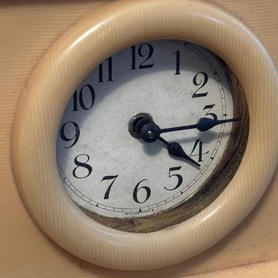 LOT 104: Vintage Local Postcards, Wurttemberg Celluloid Desk Clock, Toms River Bi-Centennial Trivet