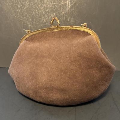 LOT 108: Caribbean Bag Joe, Patchwork Crossbody Bag, Cappelli Straworld Light Brown Suede Purse, Faux Suede Purse, Brown Crochets Bag...