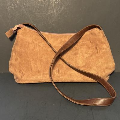 LOT 108: Caribbean Bag Joe, Patchwork Crossbody Bag, Cappelli Straworld Light Brown Suede Purse, Faux Suede Purse, Brown Crochets Bag...