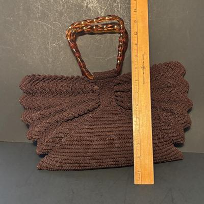 LOT 108: Caribbean Bag Joe, Patchwork Crossbody Bag, Cappelli Straworld Light Brown Suede Purse, Faux Suede Purse, Brown Crochets Bag...