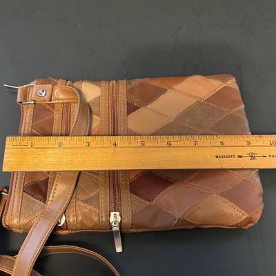 LOT 108: Caribbean Bag Joe, Patchwork Crossbody Bag, Cappelli Straworld Light Brown Suede Purse, Faux Suede Purse, Brown Crochets Bag...