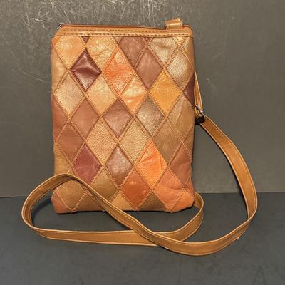 LOT 108: Caribbean Bag Joe, Patchwork Crossbody Bag, Cappelli Straworld Light Brown Suede Purse, Faux Suede Purse, Brown Crochets Bag...