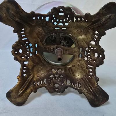 LOT 110: Floral Gone w/the Wind Parlor Lamp