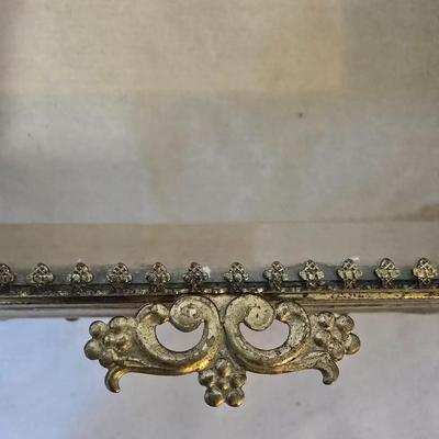 LOT 116: Set of Two Vintage Metal Jewelry Boxes, Capodimonte Bud Vase & More