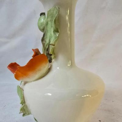 LOT 116: Set of Two Vintage Metal Jewelry Boxes, Capodimonte Bud Vase & More