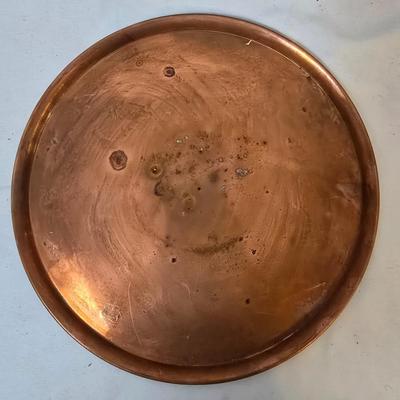 LOT 117: Vintage Copper Fondue Pot w/ Accessories, Cookbook and More