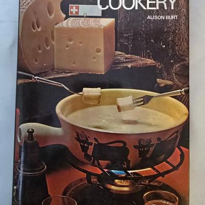LOT 117: Vintage Copper Fondue Pot w/ Accessories, Cookbook and More