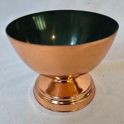 LOT 117: Vintage Copper Fondue Pot w/ Accessories, Cookbook and More