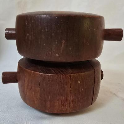 LOT 119: Carved Myrtlewood Bowls, Salt/Pepper Shakers & More