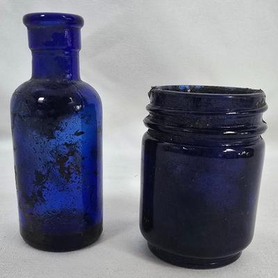 LOT 128: Vintage Glass Bottle Collection