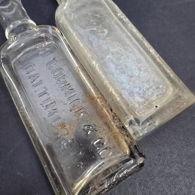 LOT 128: Vintage Glass Bottle Collection