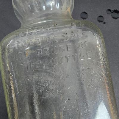 LOT 128: Vintage Glass Bottle Collection