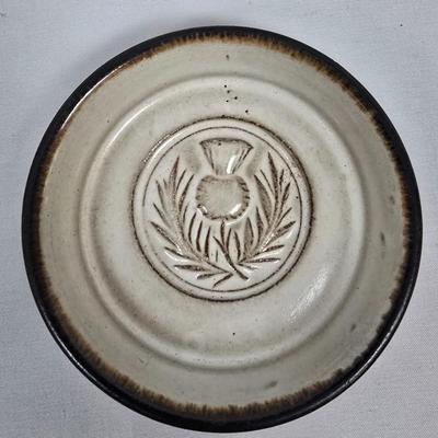LOT 135: Stoneware Collection in Brown Tones; Mugs, Butter Sauce Dish, Custard Cups, Jars and More