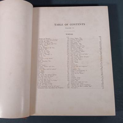 LOT 136: Early 20th Century University Society Inc. The World's Best Music Volumes 1-4 and Volumes 6-7 with Frances A. Gesner Book...