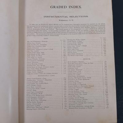 LOT 136: Early 20th Century University Society Inc. The World's Best Music Volumes 1-4 and Volumes 6-7 with Frances A. Gesner Book...