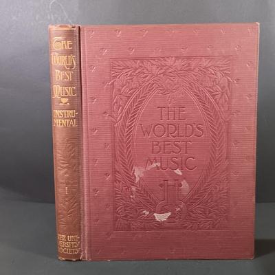 LOT 136: Early 20th Century University Society Inc. The World's Best Music Volumes 1-4 and Volumes 6-7 with Frances A. Gesner Book...