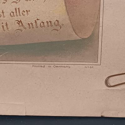 LOT 137: Antique German Marriage Certificate, Confirmation Certificate & More