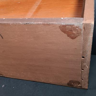 LOT 139: Wooden Magazine Rack with Vintage Travel Maps and Pamphlets