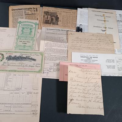 LOT 142: Local History- New Jersey 1960s Yearbooks, Maps & Local Ephemera