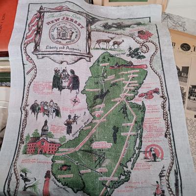 LOT 142: Local History- New Jersey 1960s Yearbooks, Maps & Local Ephemera