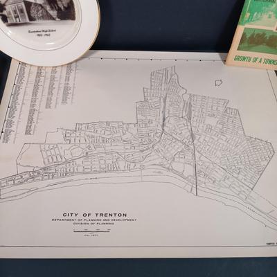 LOT 142: Local History- New Jersey 1960s Yearbooks, Maps & Local Ephemera