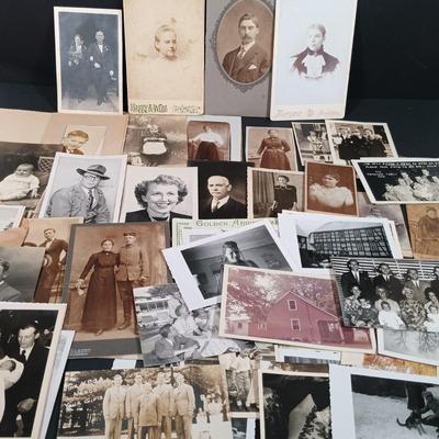 LOT 143: Large Collection of Antique Photographs