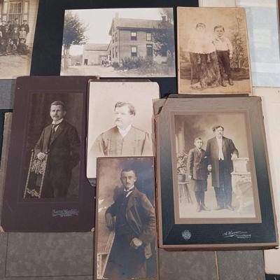 LOT 144: Large Collection of Antique Photographs