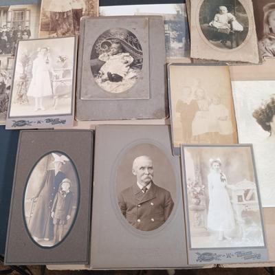 LOT 144: Large Collection of Antique Photographs