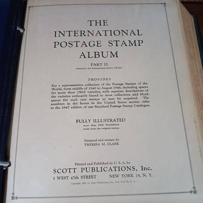 LOT 146: Antique German Stamp Books & International Postage Stamp Albums with Stamps
