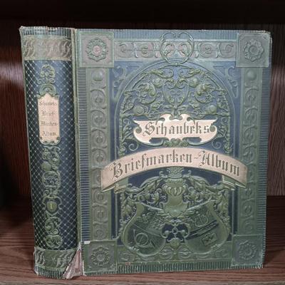 LOT 146: Antique German Stamp Books & International Postage Stamp Albums with Stamps