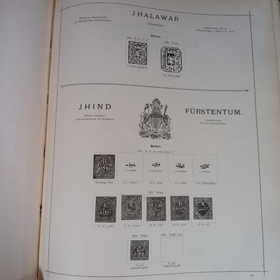 LOT 146: Antique German Stamp Books & International Postage Stamp Albums with Stamps