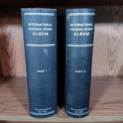 LOT 146: Antique German Stamp Books & International Postage Stamp Albums with Stamps