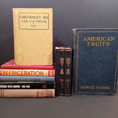 LOT 147: Chevrolet Six Car and Truck Repair Book 1938, Audel's Carpenter and Builders Guides 1947, American Fruits 1924 Industry...