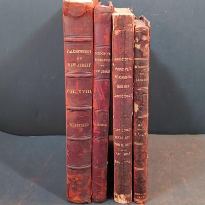 LOT 149: Antique Geological Surveys 1892 and 1894, German Zeitschrift Für Ethnologie Anthropology Text & More