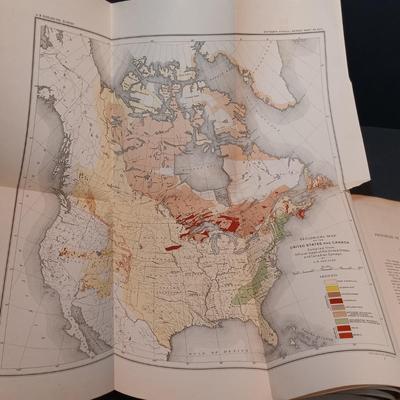 LOT 149: Antique Geological Surveys 1892 and 1894, German Zeitschrift Für Ethnologie Anthropology Text & More