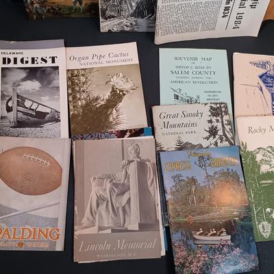 LOT 150: Collection of Vintage Travel Related Pamphlets and Ephemera