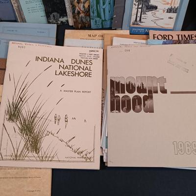 LOT 150: Collection of Vintage Travel Related Pamphlets and Ephemera