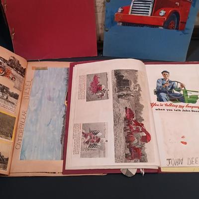 LOT 151: Vintique School Collection - 1920s School Certificates, Old King Cole Watercolor Tin, Children's Notebooks & More