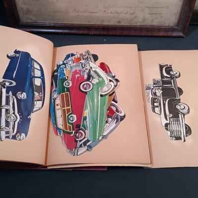 LOT 151: Vintique School Collection - 1920s School Certificates, Old King Cole Watercolor Tin, Children's Notebooks & More